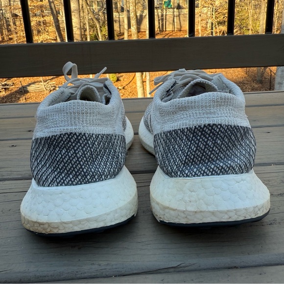 Adidas PureBoost Go J Non Dyed Grey and White shoes size 11 - Picture 8 of 13